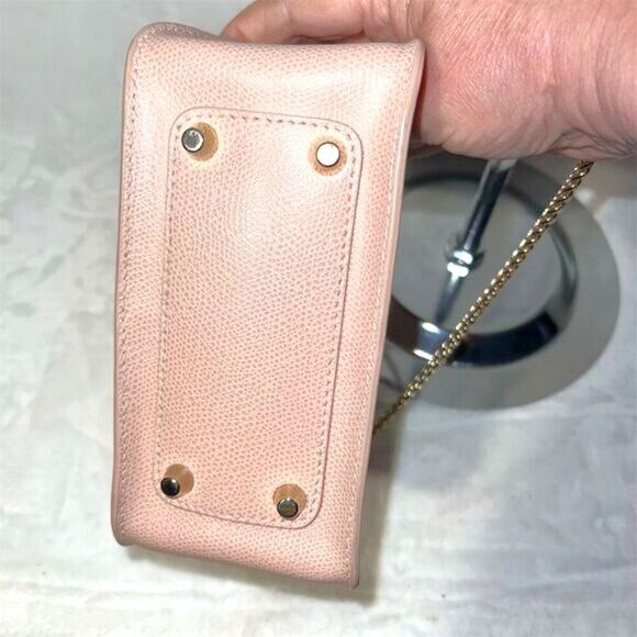 Furla Metropolis Mini Pink Leather Crossbody Bag Women's Chic Accessory - Picture 7 of 13